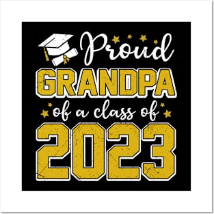 Proud Grandpa of Class of 2023 Graduate Senior Graduation Posters and Art